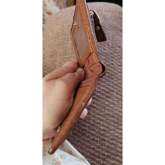 Fossil Wallet Brown Color Folding Leather Men or Women - Picture 7 of 12